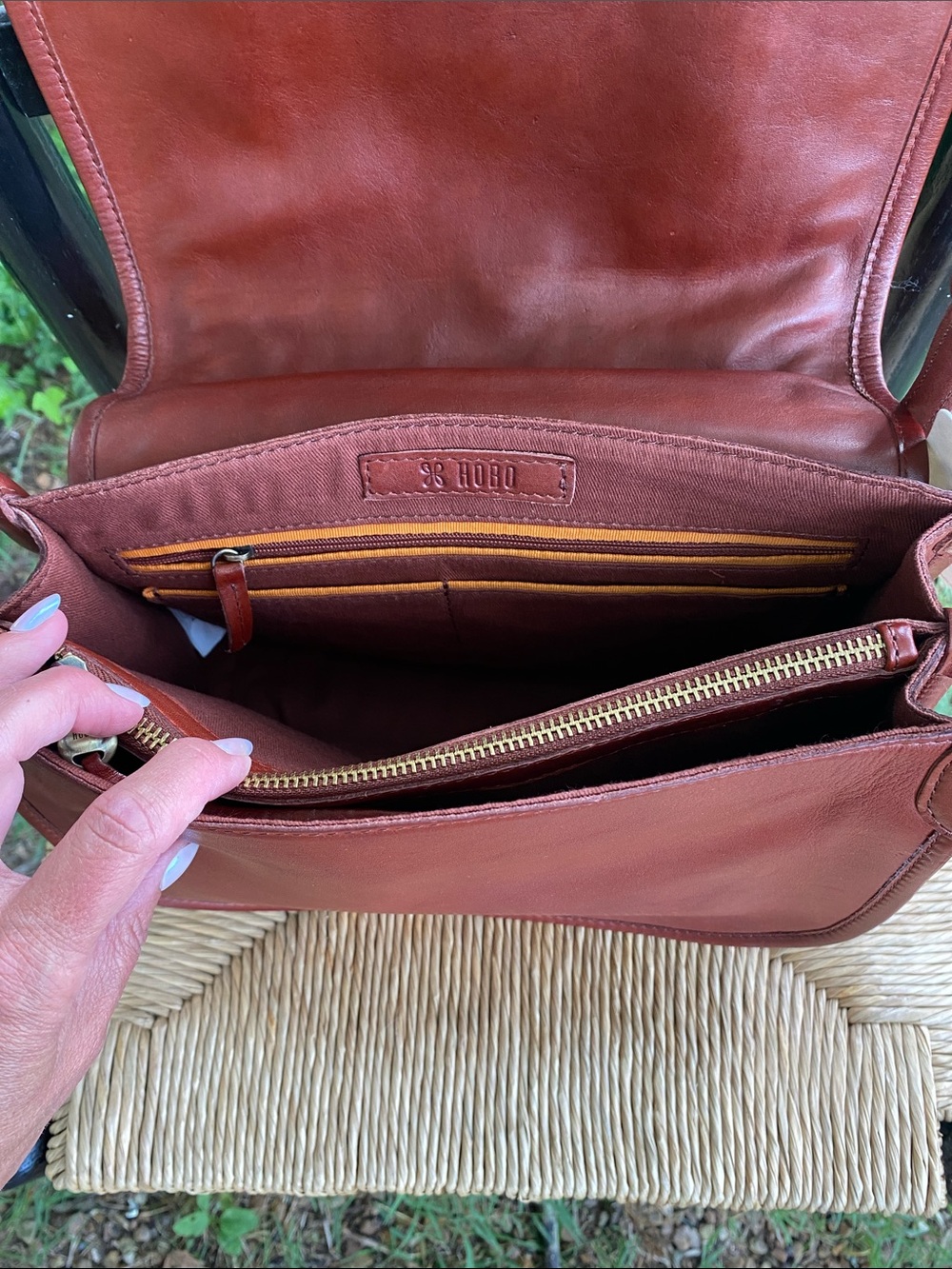 HOBO Kiva Large Crossbody Bag in Chestnut - Picture 8 of 13